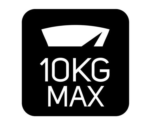 Mellerware Kitchen Scale Battery Operated Lcd Display Stainless Steel Silver 10Kg Aaa 3V Weigh 2 Go 26012