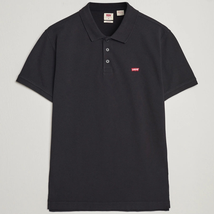 Levi's Mens Ama Hm Polo Tee Jet Black (8001142292569)