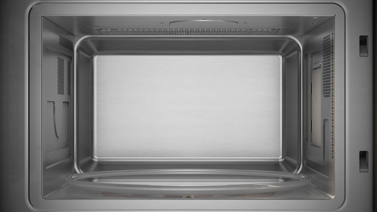 Series 6 Built-In Microwave with grill 59 x 38 cm Black stainless steel.