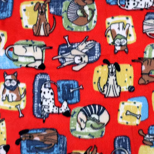 Printed Polar Fleece 150cm.