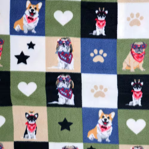 Printed Polar Fleece 150cm.