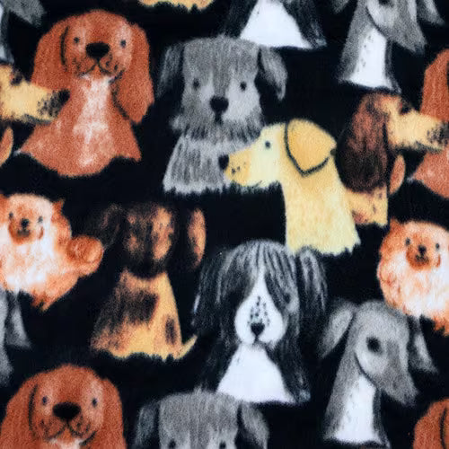 Printed Polar Fleece 150cm.