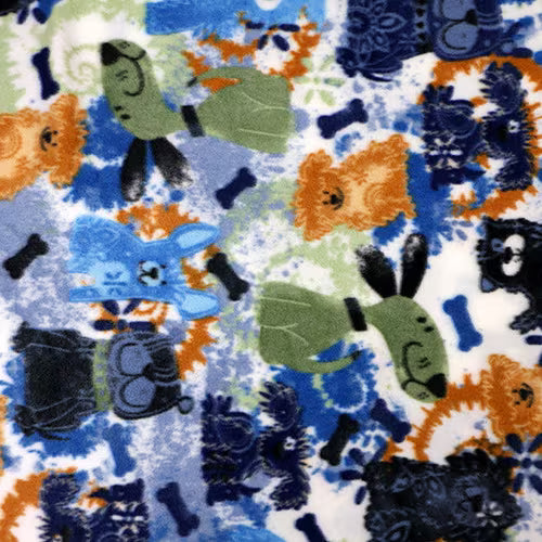 Printed Polar Fleece 150cm.