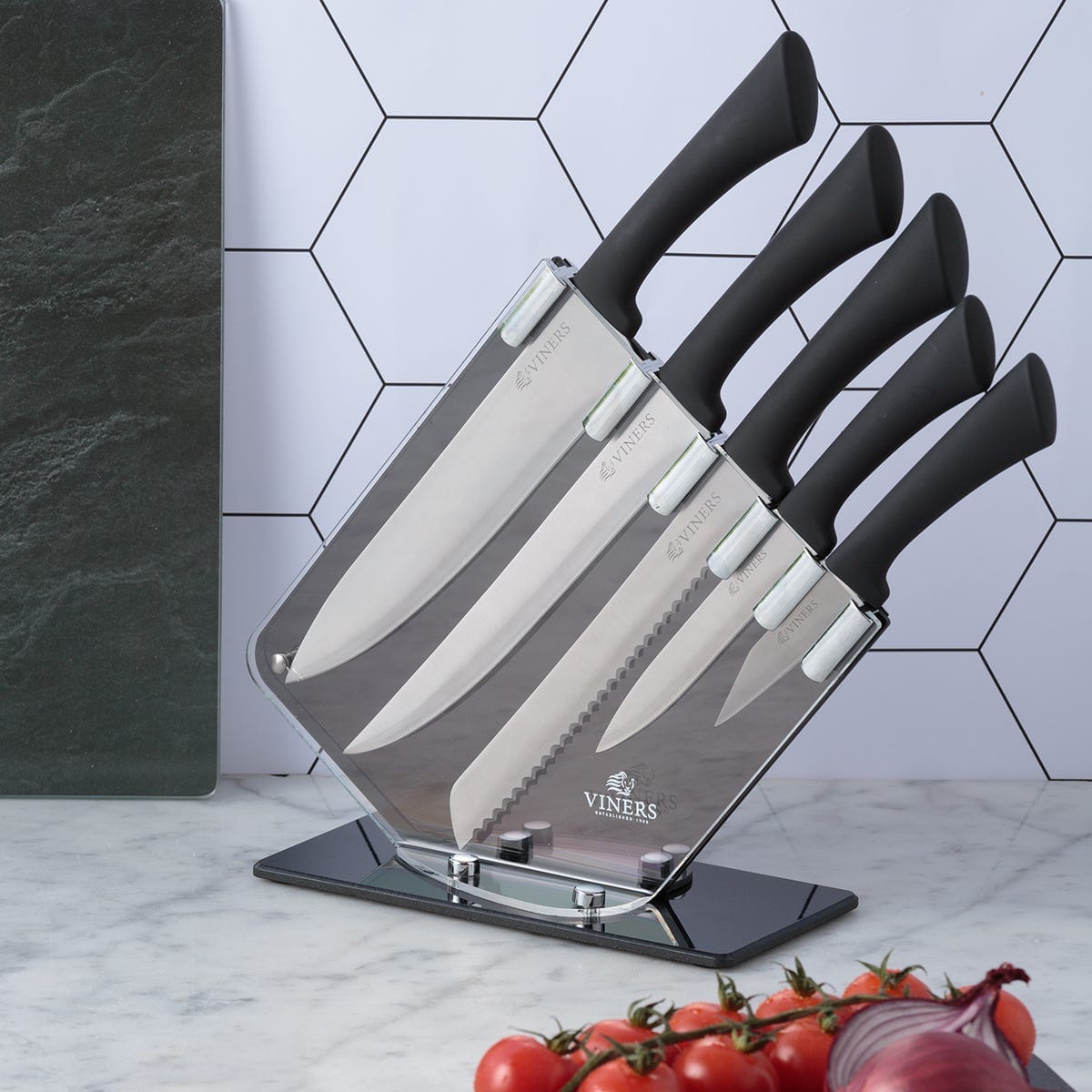 Viners CUTLERY Viners Everyday Knife Block 6 Piece VN0305190 (7255844978777)