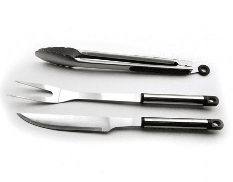 alva Alva 3 Piece Stainless Steel BBQ Tool Set BA174 (7119800991833)