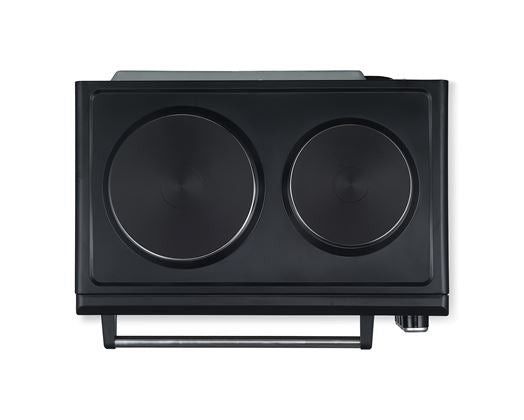 Mellerware Mini Oven With Solid Hot Plates Steel Black 30L 3250w Horizon 27330L.