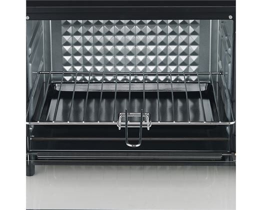 Mellerware Mini Oven With Solid Hot Plates Steel Black 30L 3250w Horizon 27330L.