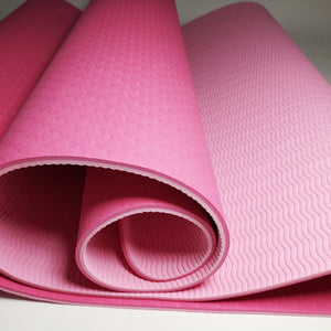 Eco-Friendly Non-Slip Yoga Mat 61x183cm 6mm