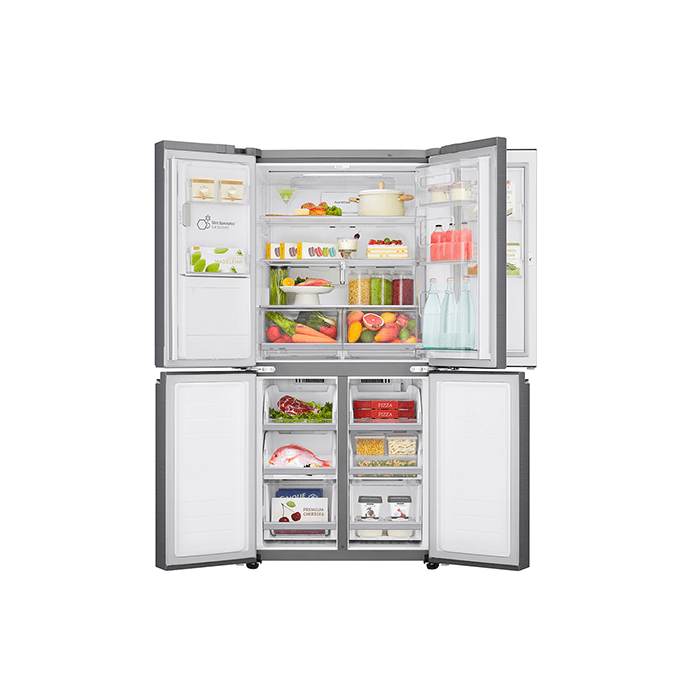 LG Side by side fridge Lg 570 Silver Side By Side GC-J22FTLPL (6563044229209)