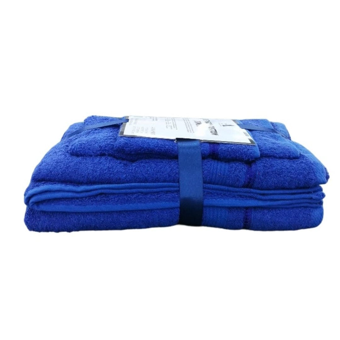 Egyptian Cotton TOWEL Pure 100% Cotton Towels Set 4 Piece Blue (7226180927577)