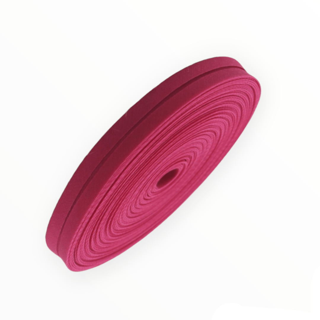 TRIMMINGS HABBY Cerise Cotton Bias Binding 12 mm (7665717936217)