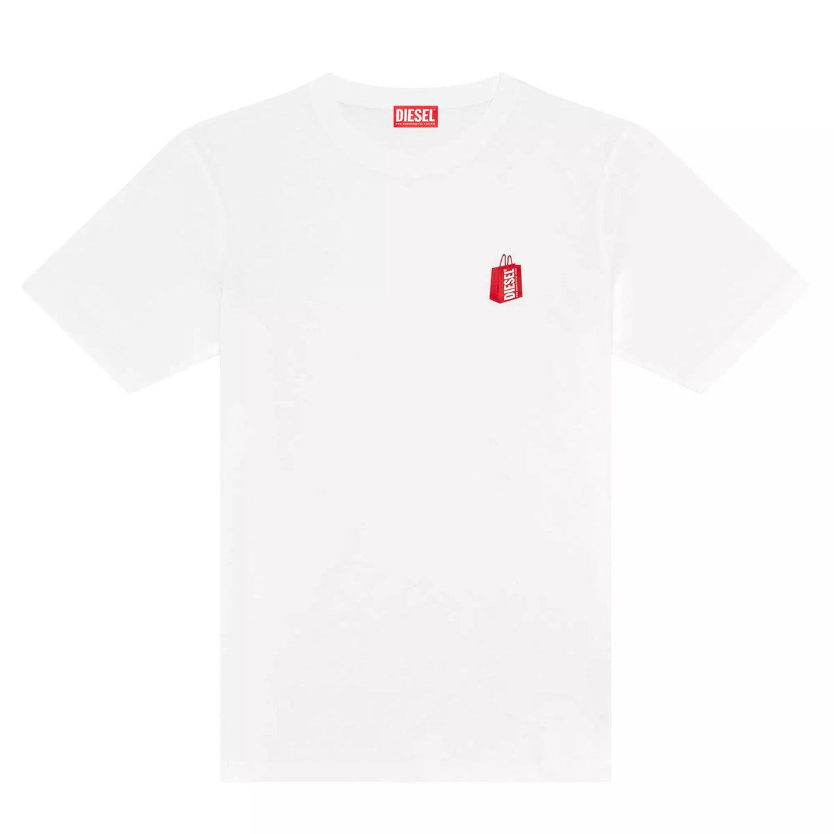 Diesel T Shirt S Diesel T Just N18 Maglietta White Parallel Import