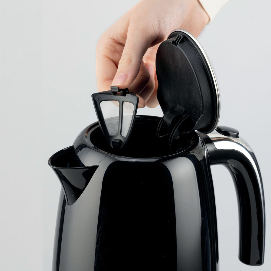 Kenwood Eterna Plastic Kettle Glossy Black - ZJP31.000BK