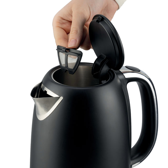 Kenwood Elementa Stainless Steel Electric Kettle Matt Black ZJM37.000BK