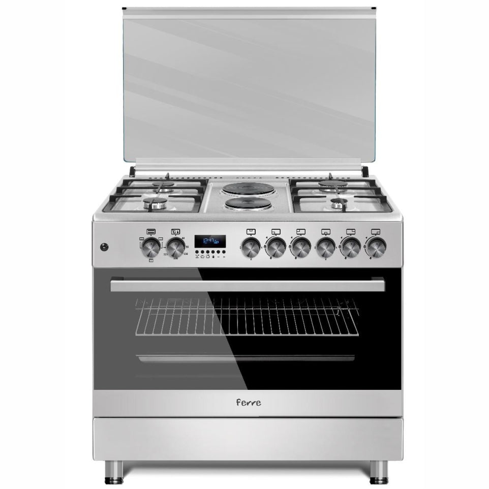 Ferre 90cm Silver Gas Stove F9S42E3.FDIDTLC.1