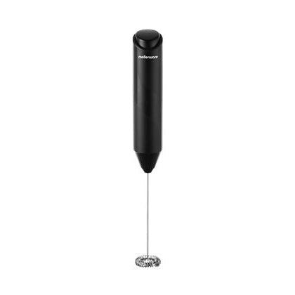 Mellerware Milk Frother Battery Operated Plastic Black Aaa 3V Velvetvortex 29007.