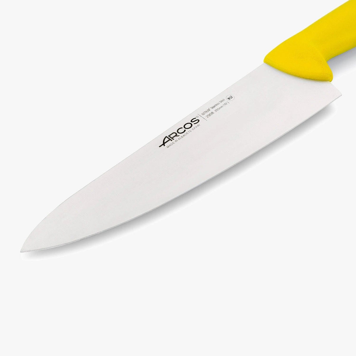 Arcos Cooks Knife Yellow 250 mm 8.290800