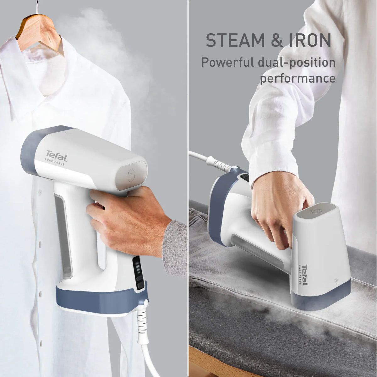 Tefal Pure Force Handheld Steamer DT8722E0
