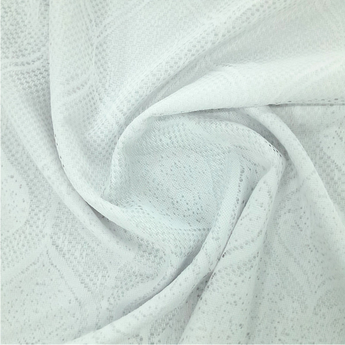 Fabric Embroided  Dutch Lace White 120 cm (8045794820185)