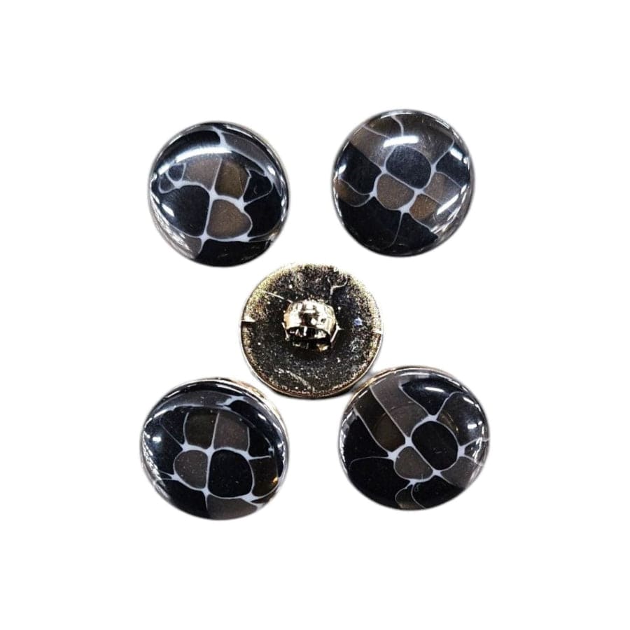 BUTTONS Habby 44246-28 Black Button 28" (7916113756249)