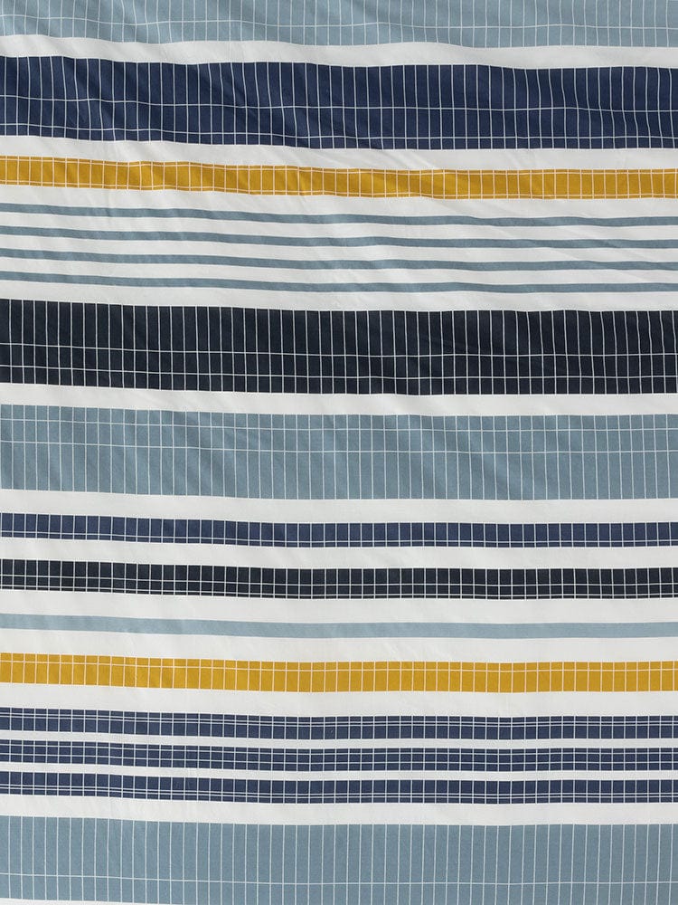 Linen House Duvet Cover Linen House Navy Dalton Duvet Cover Set (7309400473689)