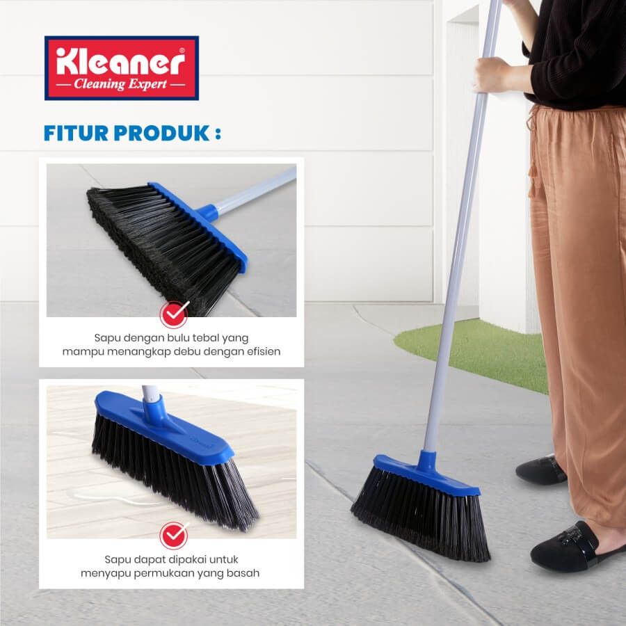 Kleaner Floor Cleaning Broom 27cm K20002.