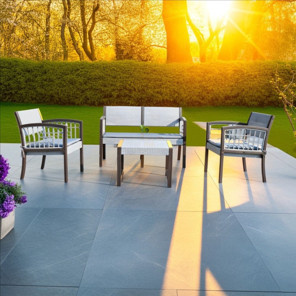 Seagull Ancona 4-Seater Patio Set SPF-ANCONA