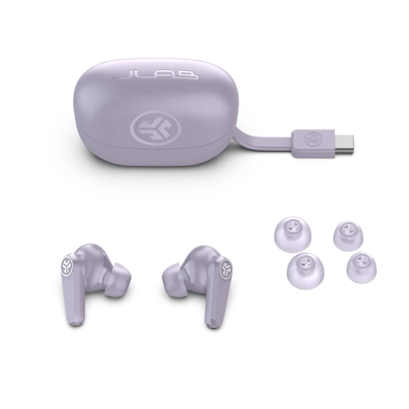 JLab  Go Pods ANC True Wireless Earbuds Lilac