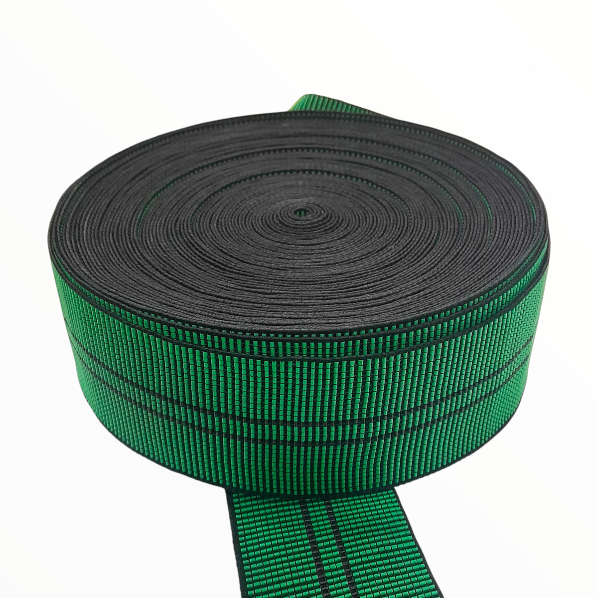 Elasto Webbing 2 Line Green/Black 45 mm