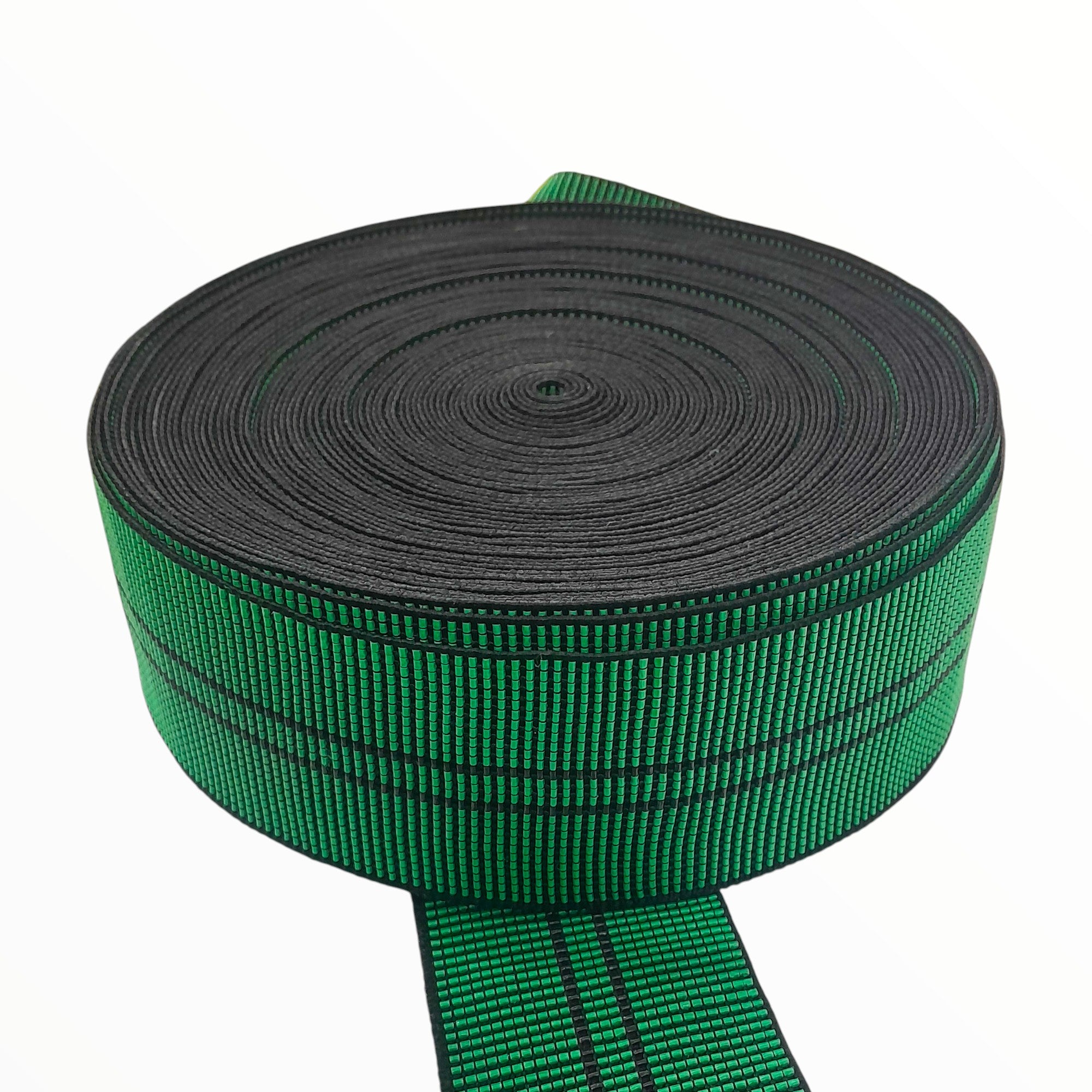 Elasto Webbing 2 Line Green/Black 45 mm