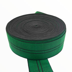Elasto Webbing 2 Line Green/Black4.5 mm
