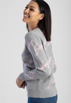 MHC World Sissboy Ladies Crewneck Knitwear Grey Melange (7502011793497)