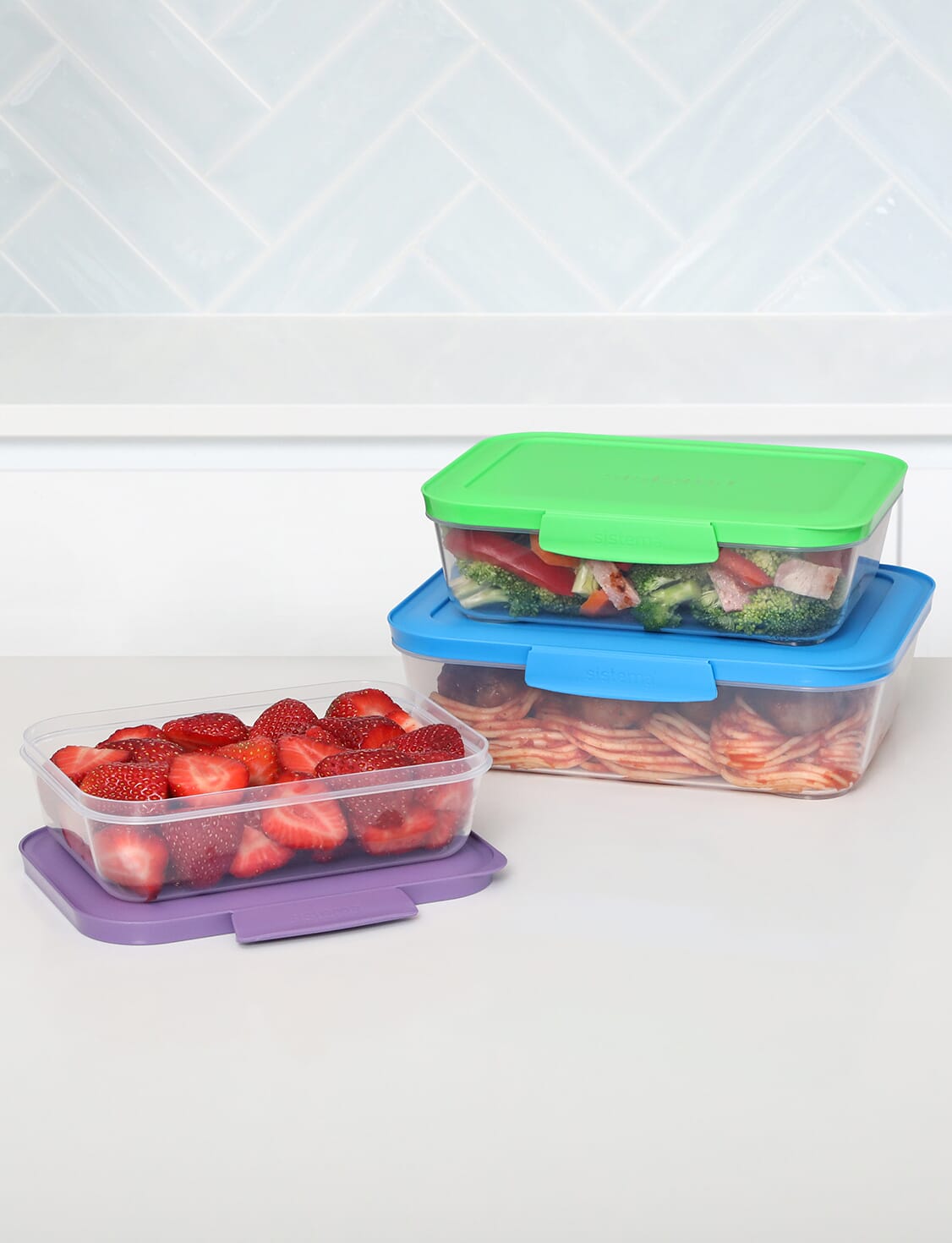 Sistema LUNCH BOX Sistema Nest It 3 Pack 59153 (7303188775001)