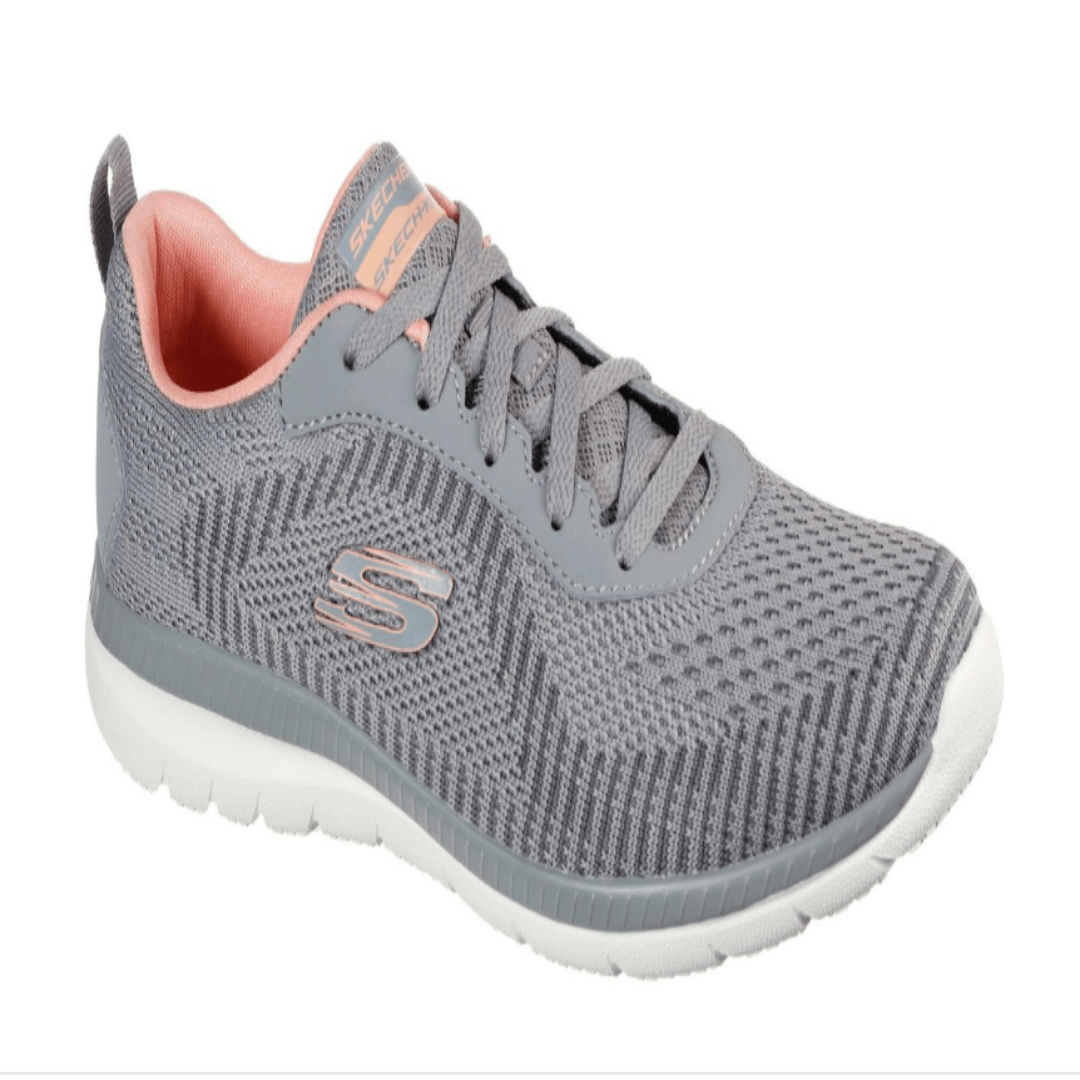 Skechers Sneakers Size 4 Skechers Bontiful Purist Gray/Coral 149220 (7161488670809)