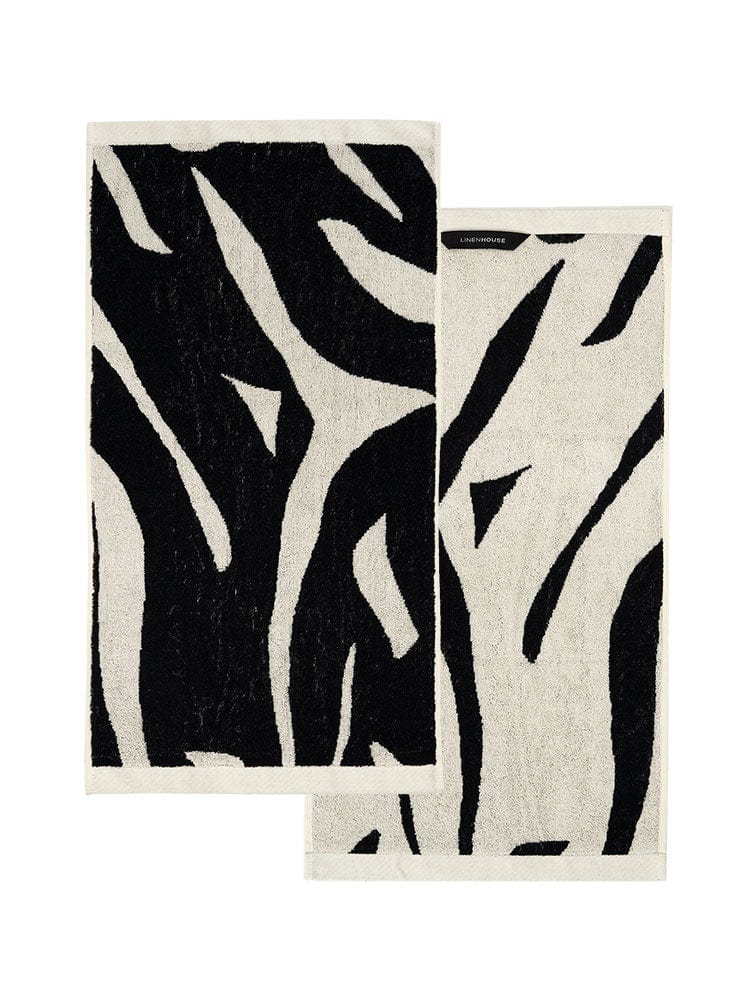 Linen House TOWEL Linen House Zeppelin Black Towel Collection (7245147111513)
