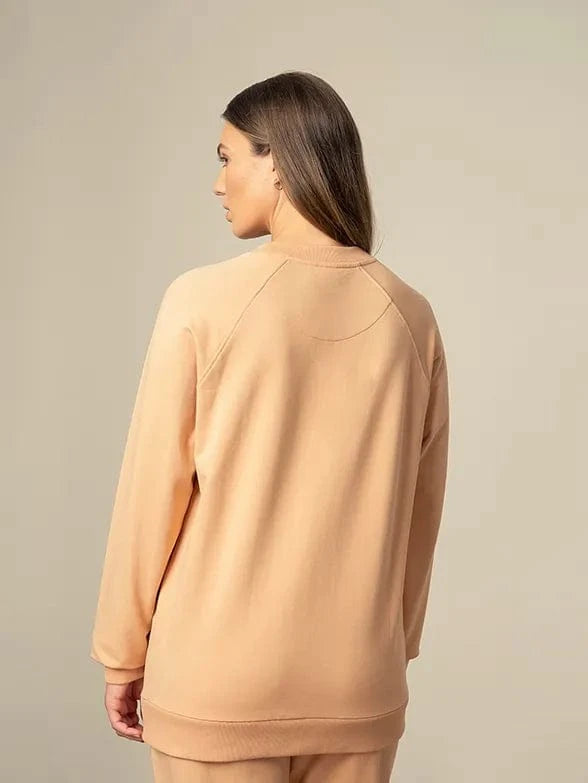 Polo Ladies Sweater Polo Women Sofia Raglan Track Top Peach