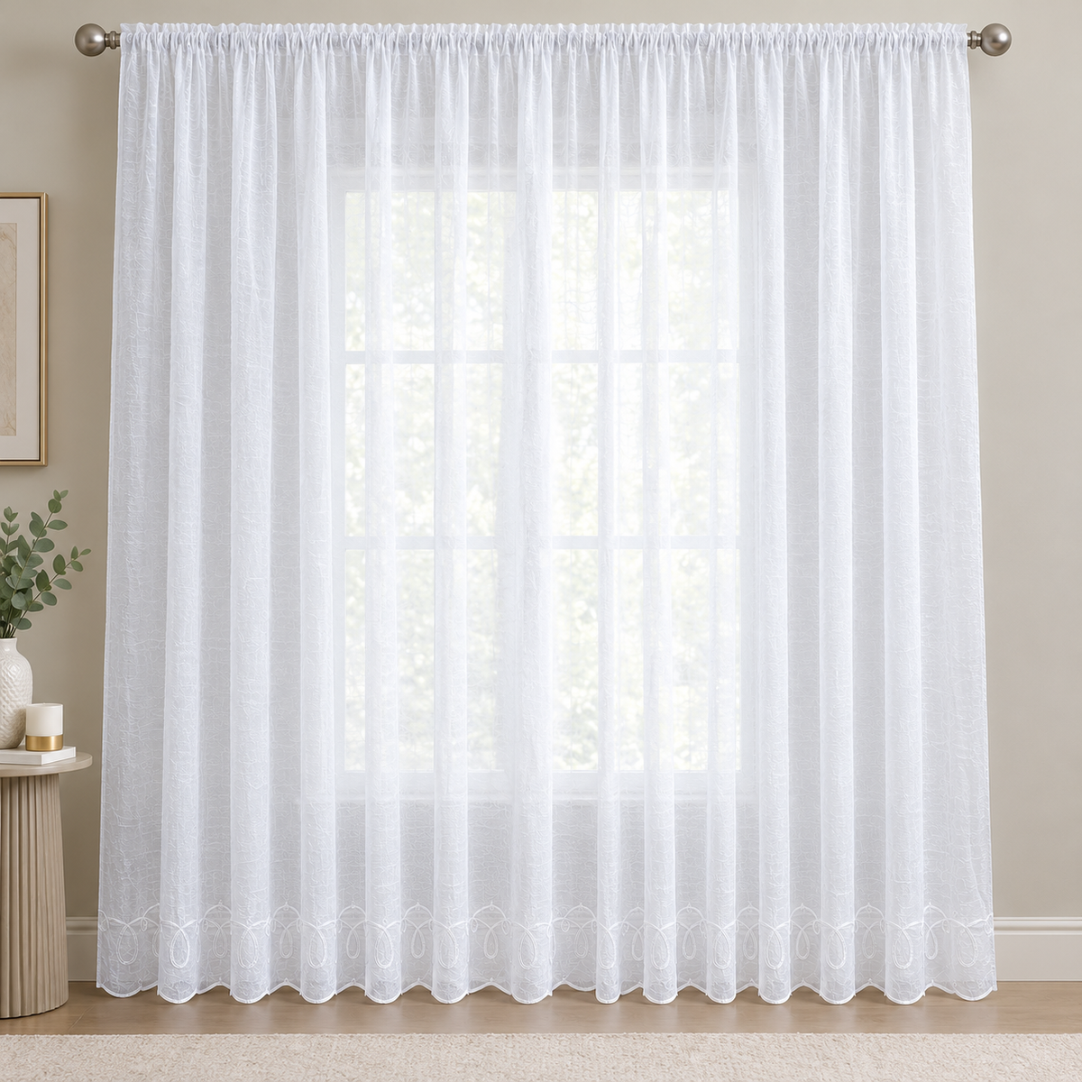 Fabric Crushed Cornelly Voile 270 cm.