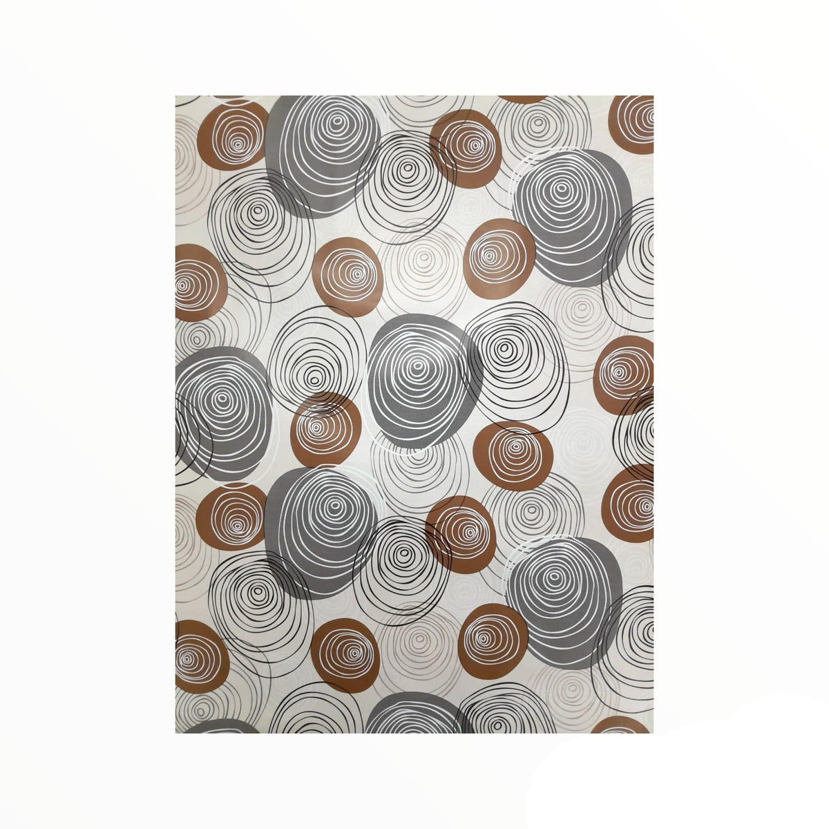 EDURA Plastic Tabling Flannel Backed Abstract Plastic Tabling 104A 140 cm (7800873713753)