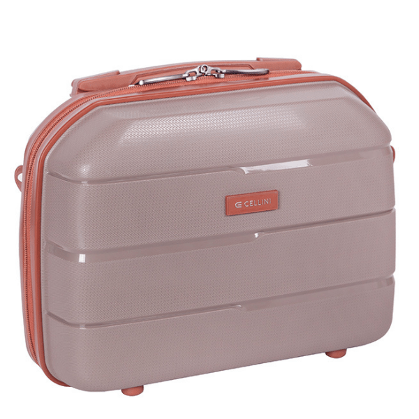 CELLINI BEAUTY CASE Cellini Spinn Beauty Case Mink/Tan (7234709651545)