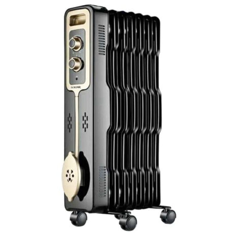 Goldair - 7 Fin Oil Radiator Heater - Black | mhcworld.co.za (6551833247833)