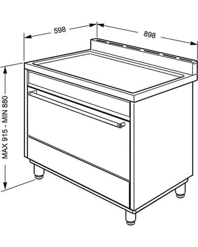 STOVE STOVE Smeg 90cm Stainless Steel Gas Cooker SSA91GGX9 (2061552975961)