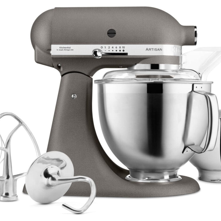 KitchenAid Food Processor KitchenAid Artisan 4.8L Tilt Head Stand Mixer Imperial Grey 5KSM185PSEGR (7702285058137)
