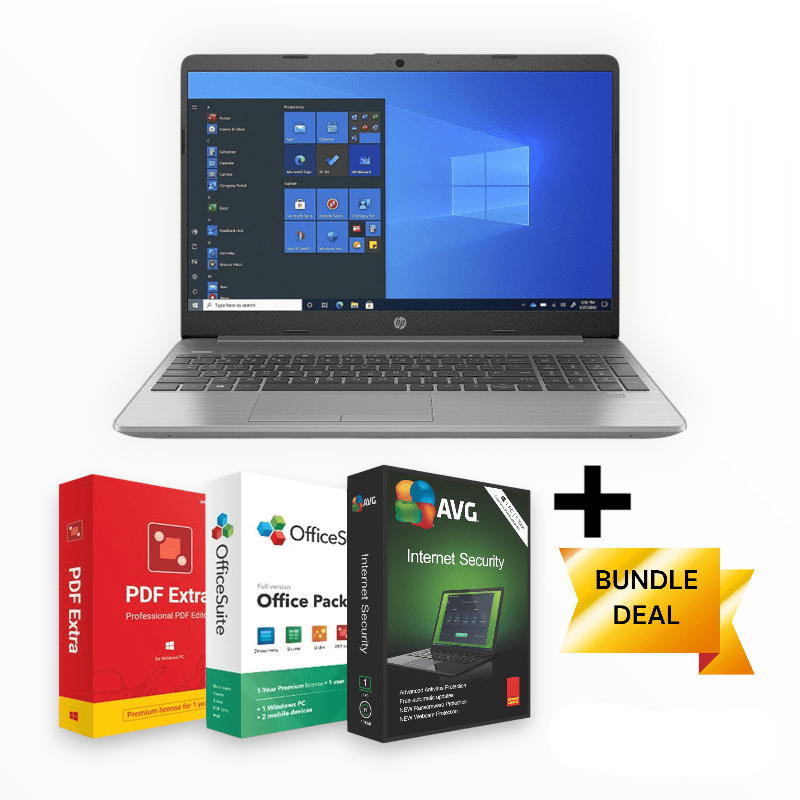 HP Laptop Bundle HP 250 G9 8GBRAM / 256GBSSD W11H Laptop Bundle (7796623179865)