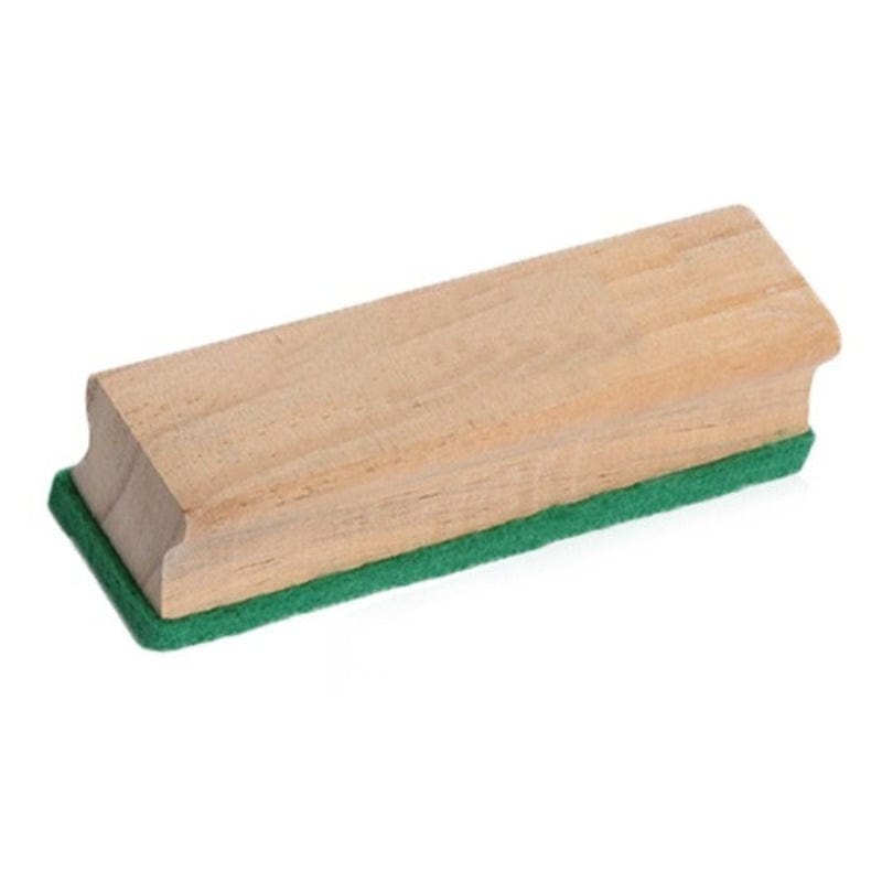 Stationary School Stationery Chalkboard Duster with Wooden Handle Green Felt 150MM (7377033789529)