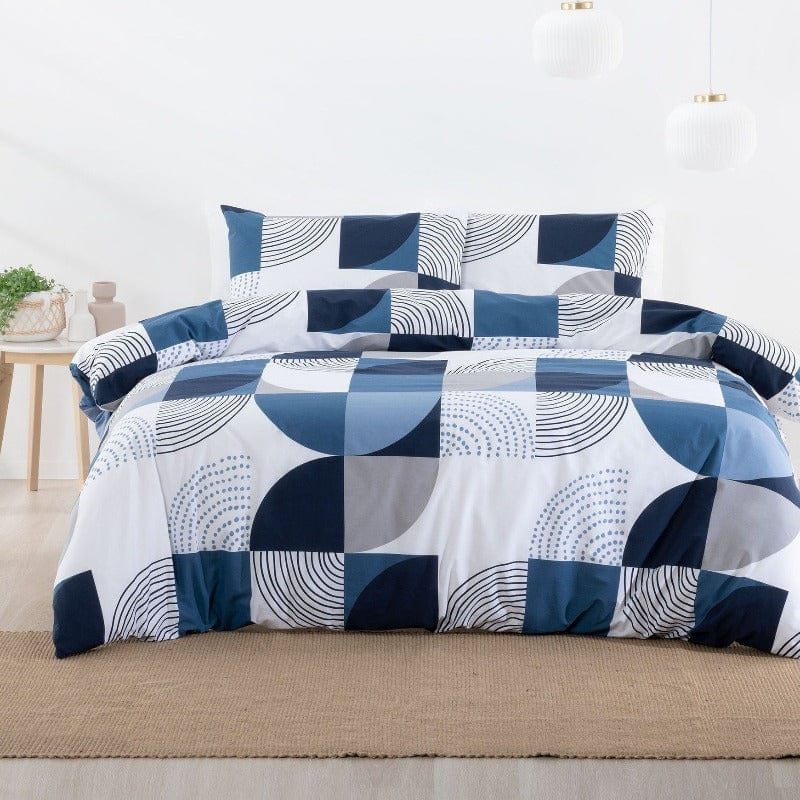 Linen House Duvet Cover Linen House Blue Bethell Duvet Cover Set (2144000704601)