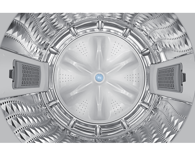 Samsung WASHING MACHINE Samsung 19kg Top Loader Washing Machine Black Caviar WA19CG6745BVFA (7398401310809)