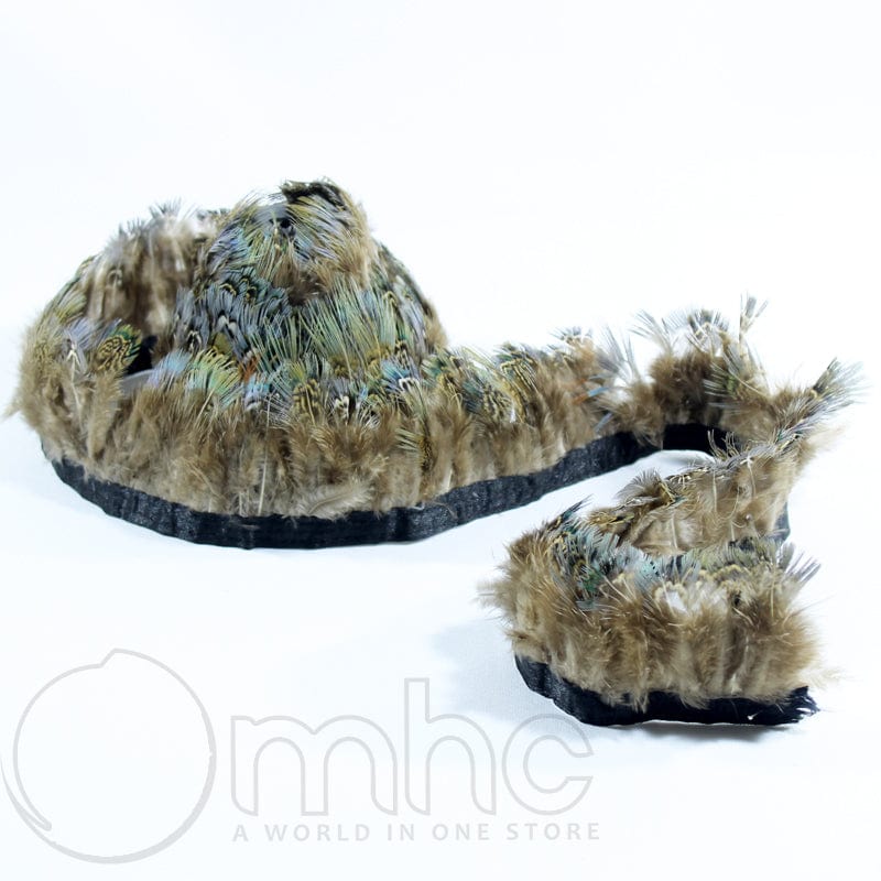 FEATHERS Feathers Mocca/Grey Natural Feather Trimming (7143107002457)