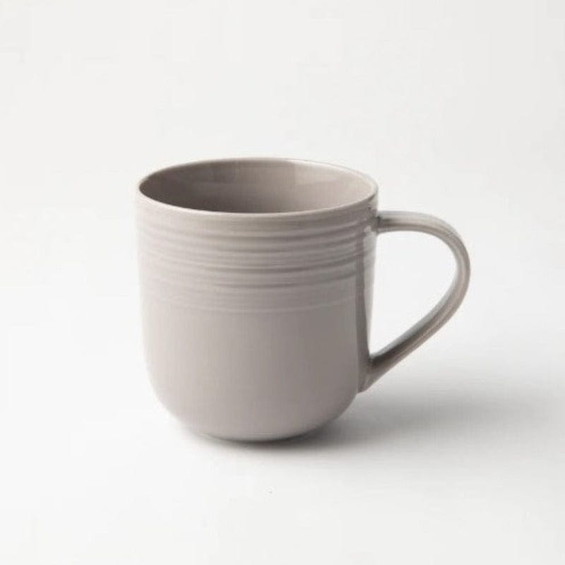 Jenna Clifford MUG Jenna Clifford Embossed Lines Coffee Mug 400ml Light Grey (2061669335129)