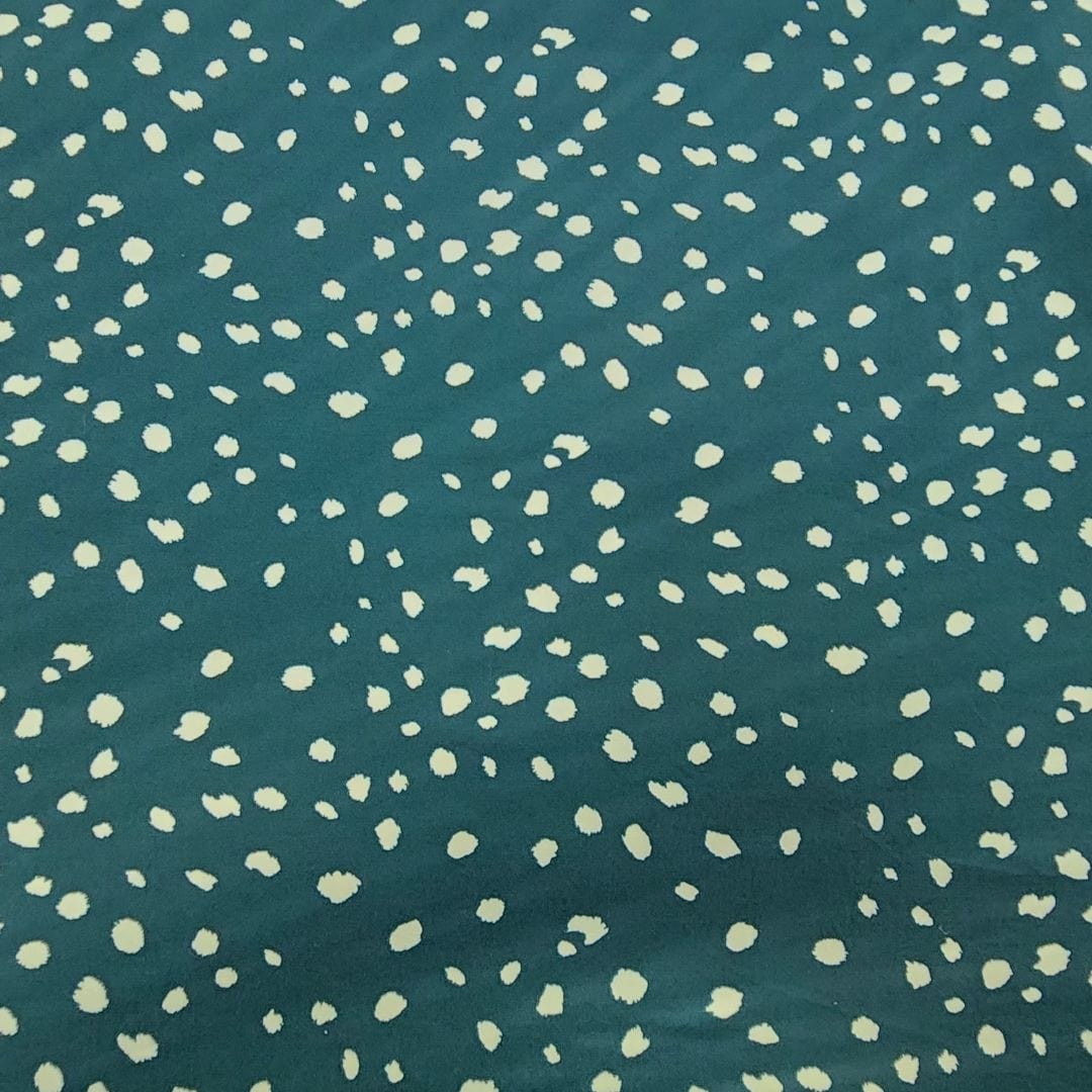 DTY Dress Fabrics Printed Dty Brushed Fabric 150cm Green (7508805877849)