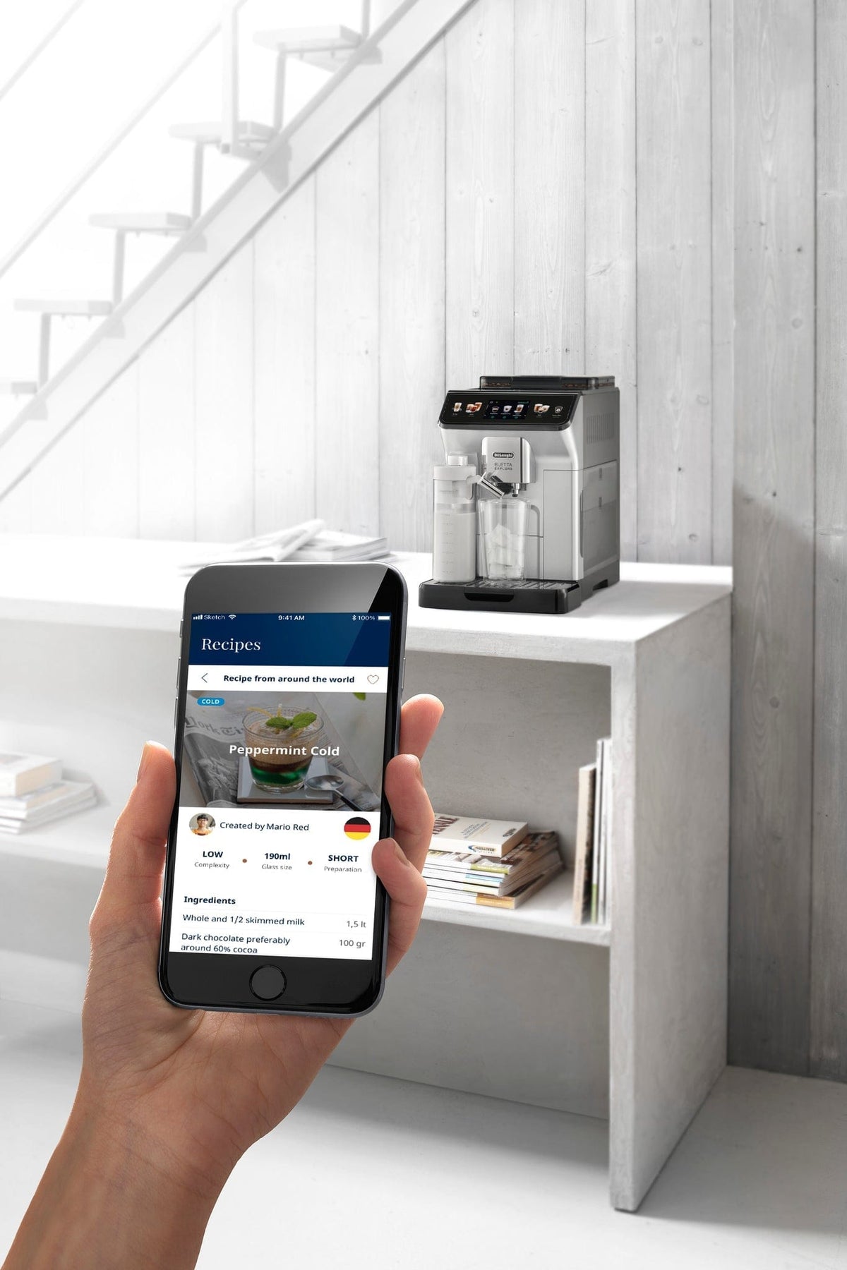 Delonghi COFFEE MACHINE Delonghi - Eletta Explore Bean To Cup Coffee Machine - ECAM450.55.S (7348761133145)